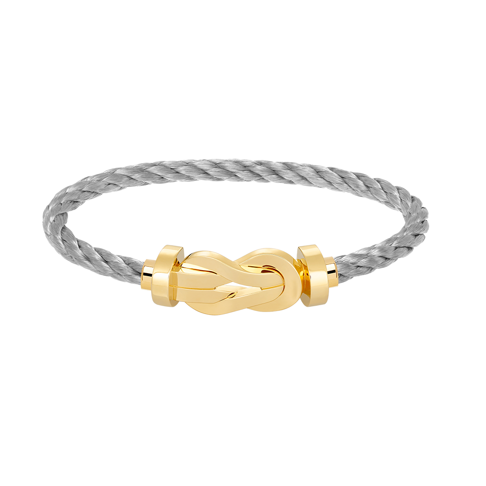 TimiCHANCE LARGE 8 FIGURE BUCKLE NO DIAMOND BRACELET GOLD