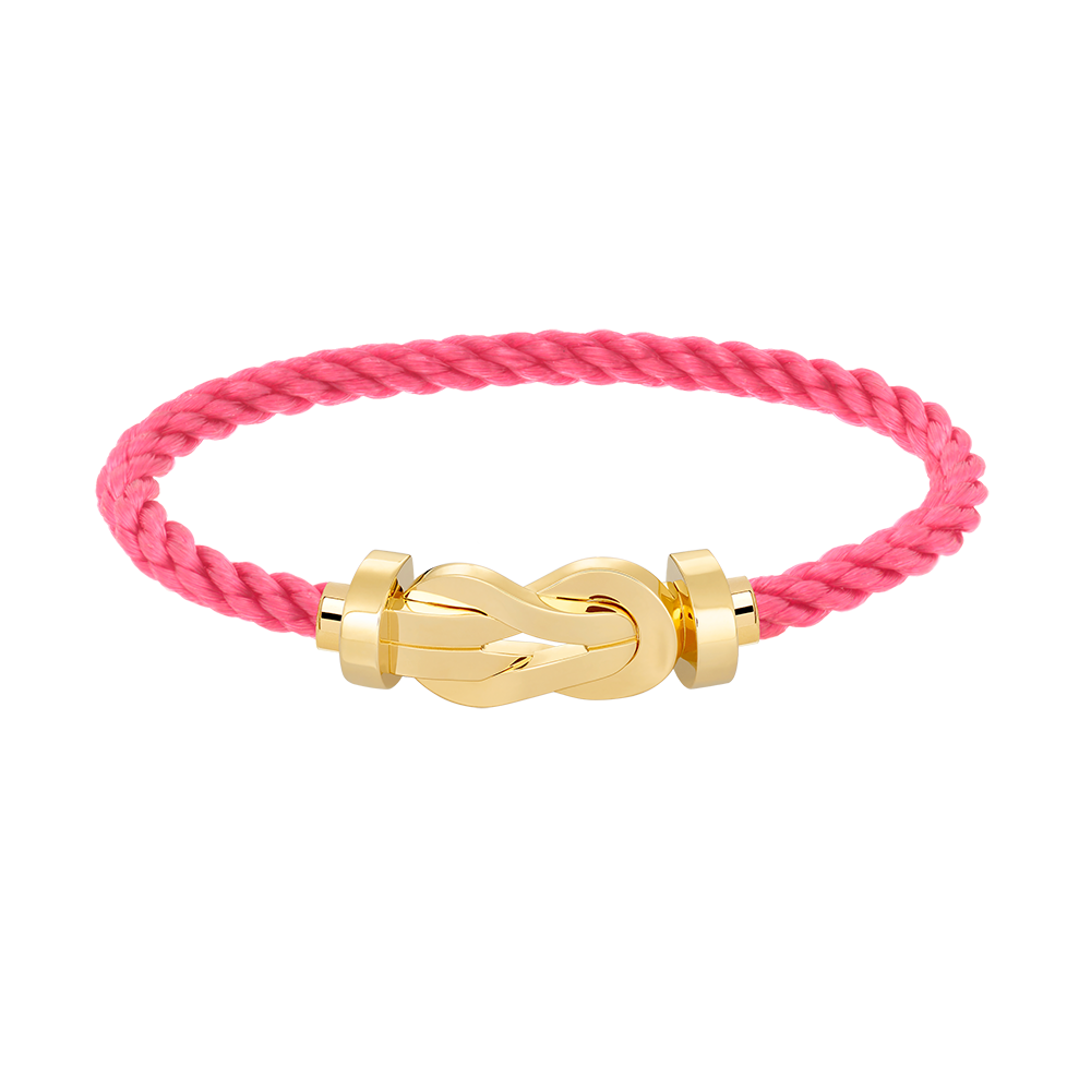 TimiCHANCE LARGE 8 FIGURE BUCKLE NO DIAMOND BRACELET GOLD