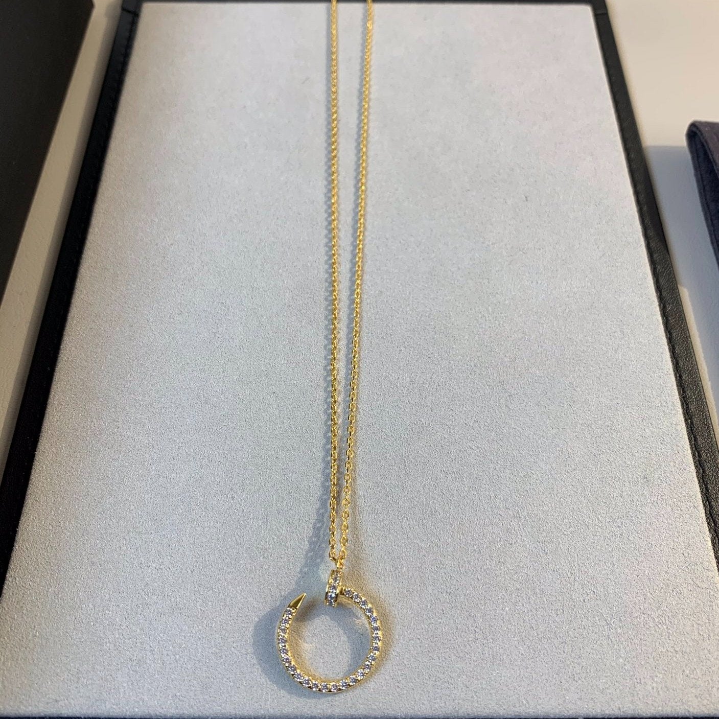 TimiJUSTE NECKLACE GOLD DIAMONDS