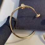 TimiJUSTE EARRINGS GOLD DIAMONDS 1.8MM