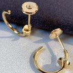 TimiJUSTE EARRINGS PINK GOLD