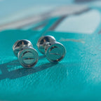 TimiLOVE EARRINGS SILVER 10MM
