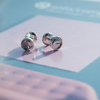 TimiLOVE EARRINGS SILVER 10MM