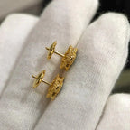 TimiCLOVER MINI 9.5MM MALACHITE  EARRINGS