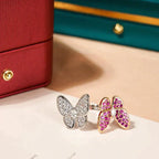 TimiTWIN BUTTERFLY DIAMOND RING