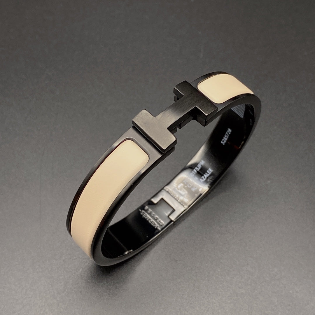 TimiH BRACELET 12MM BLACK BEIGE CERAMIC