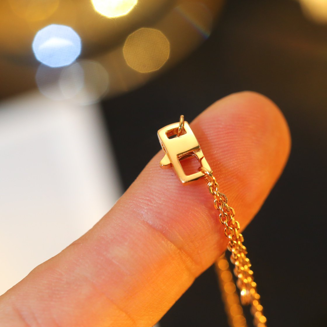 TimiSTAR AND SUN DIAMOND PINK GOLD NECKLACE