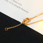 TimiSTAR AND SUN DIAMOND PINK GOLD NECKLACE