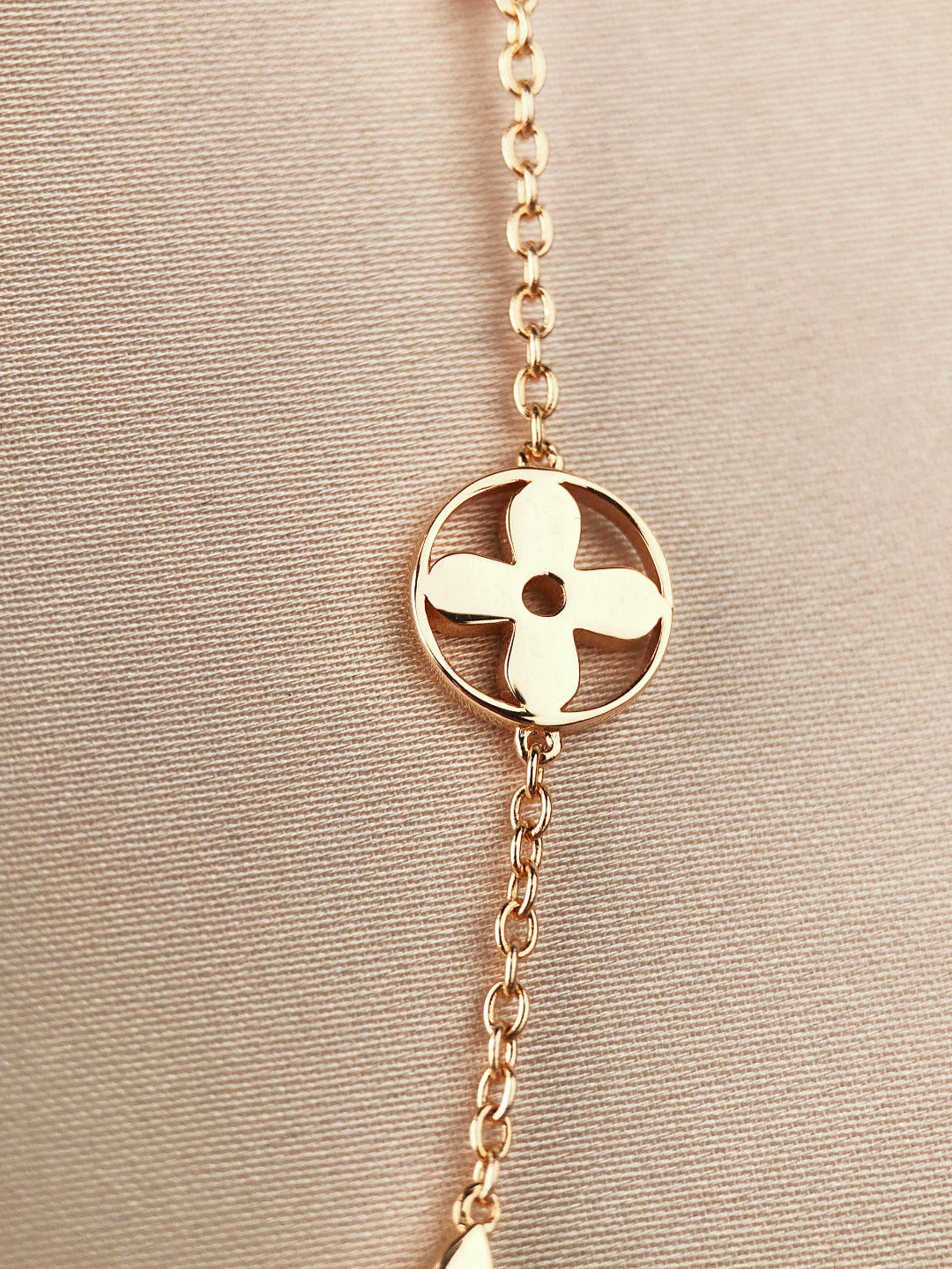 TimiSTAR AND SUN 7 MOTIFS GOLD BRACELET