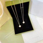 TimiCLOVER MINI 9.5MM WHITE MOTHER-OF-PEARL NECKLACE