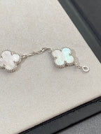 [Timi]New CLOVER WHITE PEARL MOP 5 MOTIF BRACELET COLLECTION