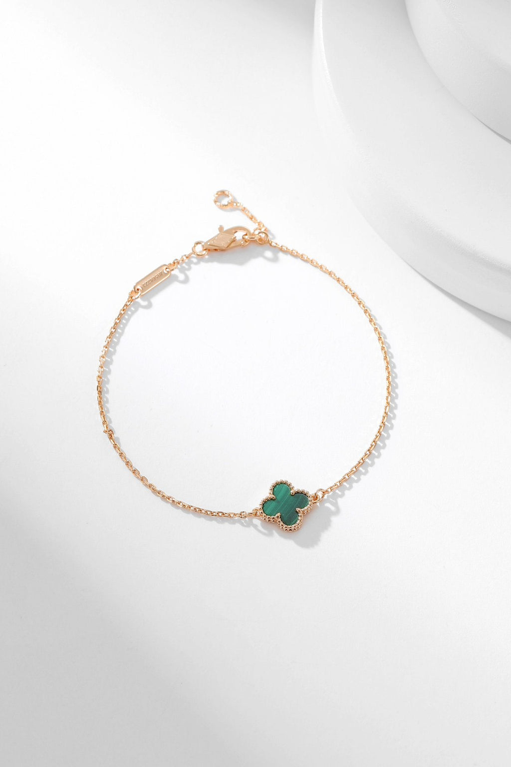 ¡®Timi¡¯CLOVER BRACELET MALACHITE 1 MOTIF