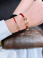 TimiFORCE 10 HALF DIAMOND PINK GOLD RED CORDERI LARGE AND MEDIUM MODEL