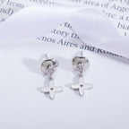 TimiVIDYLLE SILVER DIAMOND MINI DROP EARRINGS