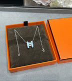 TimiPOP H SKY BLUE NECKLACE