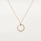 TimiJUSTE NECKLACE PINK GOLD DIAMONDS