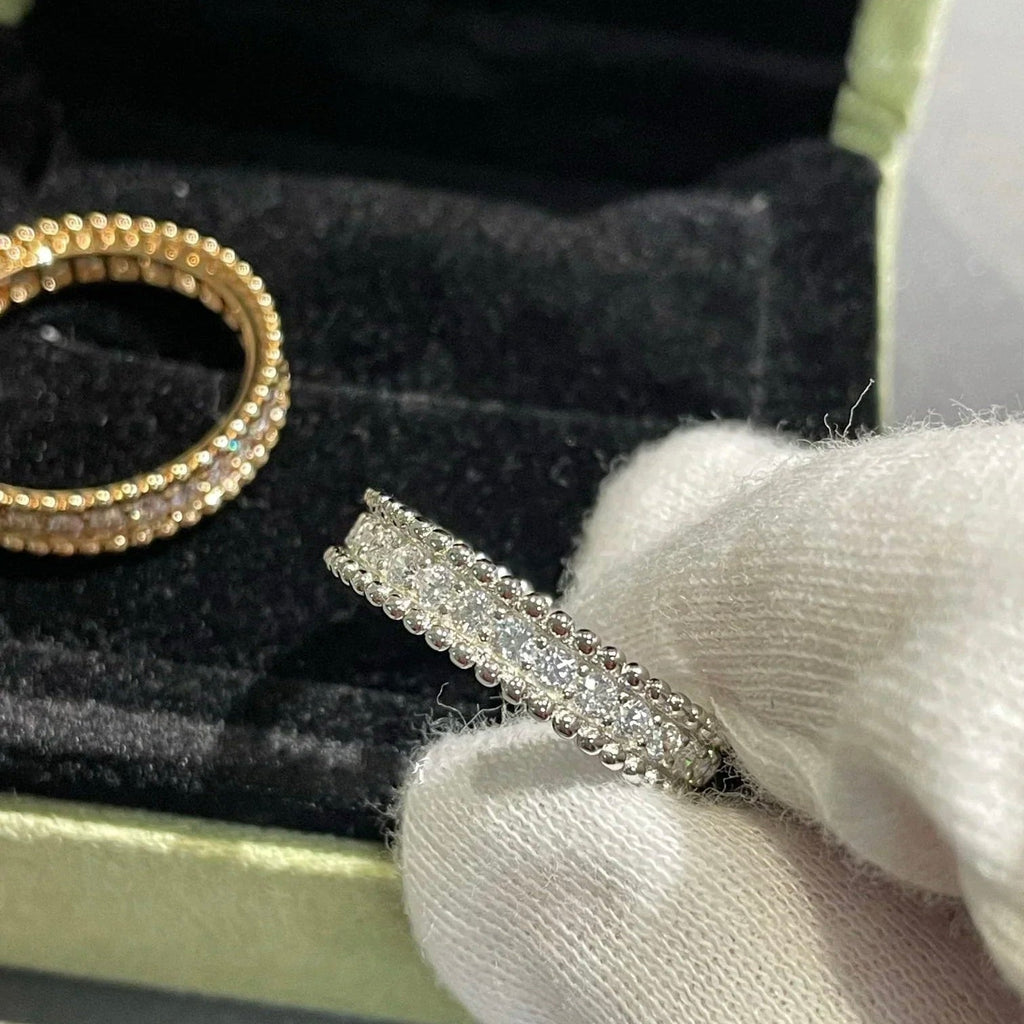 TimiPERLEE DIAMOND SILVER RING
