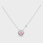 TimiSUN MOTIF PINK MOP SILVER BRACELET