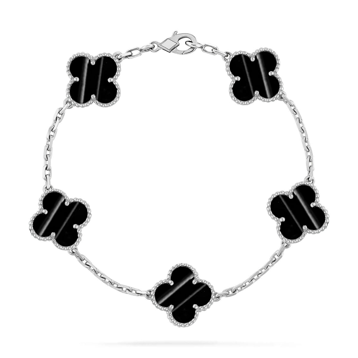 [Timi]New  CLOVER 5 MOTIF PULSAR STONE BRACELET COLLECTION
