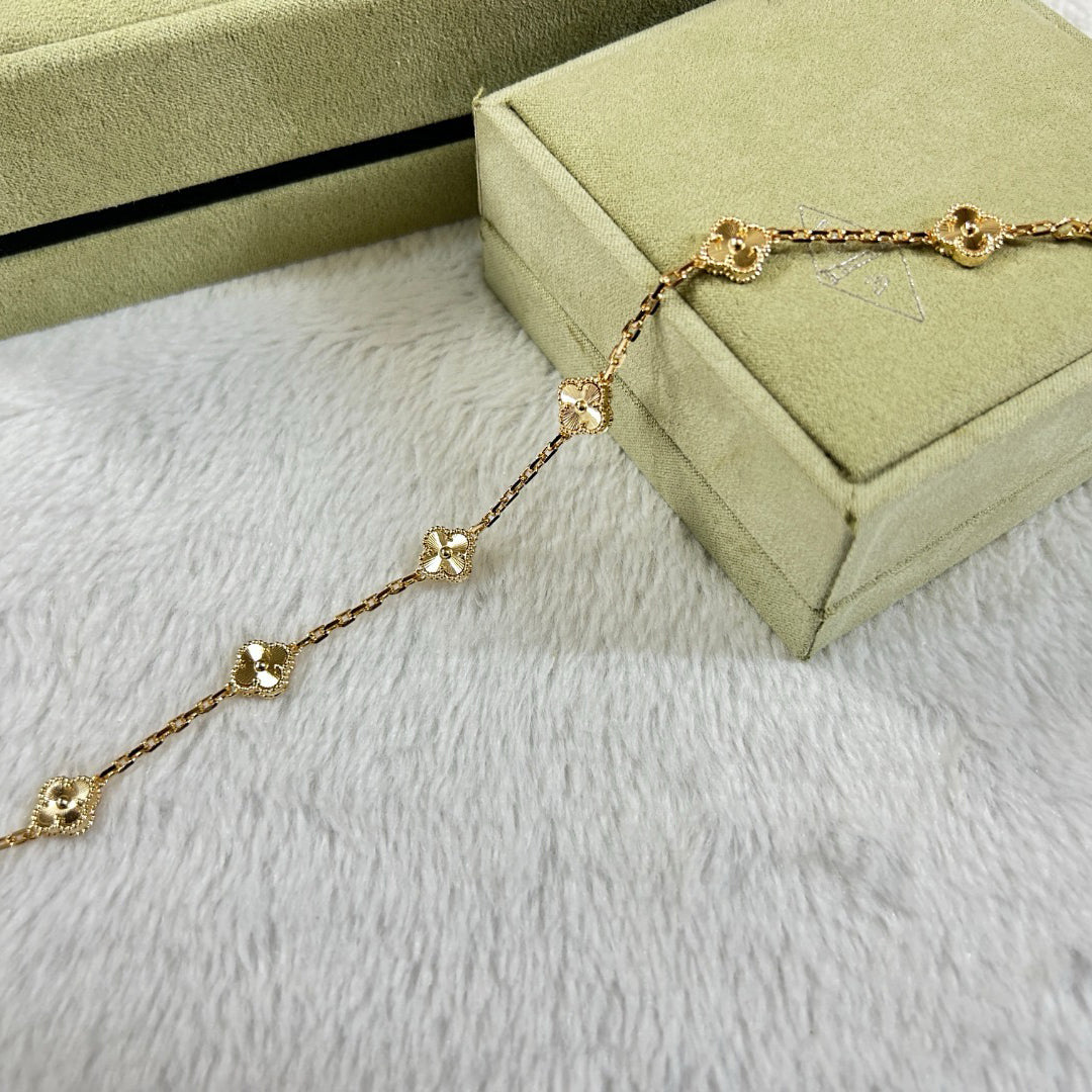 [Timi]New CLOVER 6 MOTIF DIAMOND BRACELET