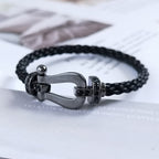 TimiFORCE LARGE SERIES HORSESHOE BLACK SAMURAI BRACELET