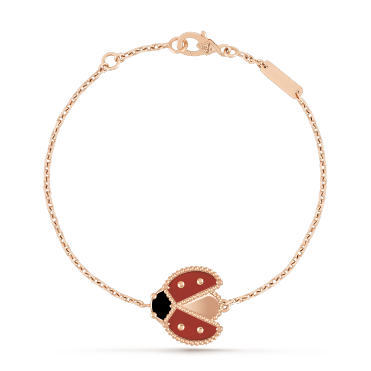 ¡®Timi¡¯LUCKY SPRING 1 MOTIF PINK GOLD BRACELET