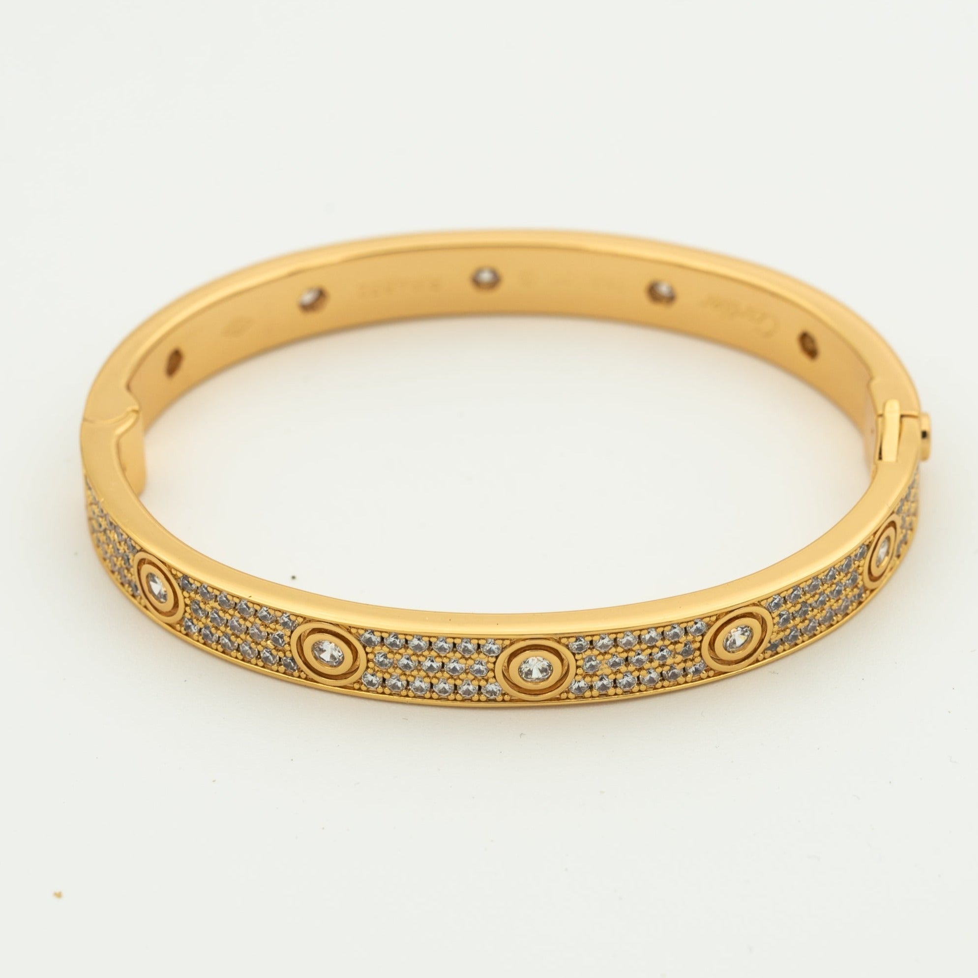 TimiLOVE BRACELET 6.1MM DIAMOND-PAVED 10 BIG DIAMONDS