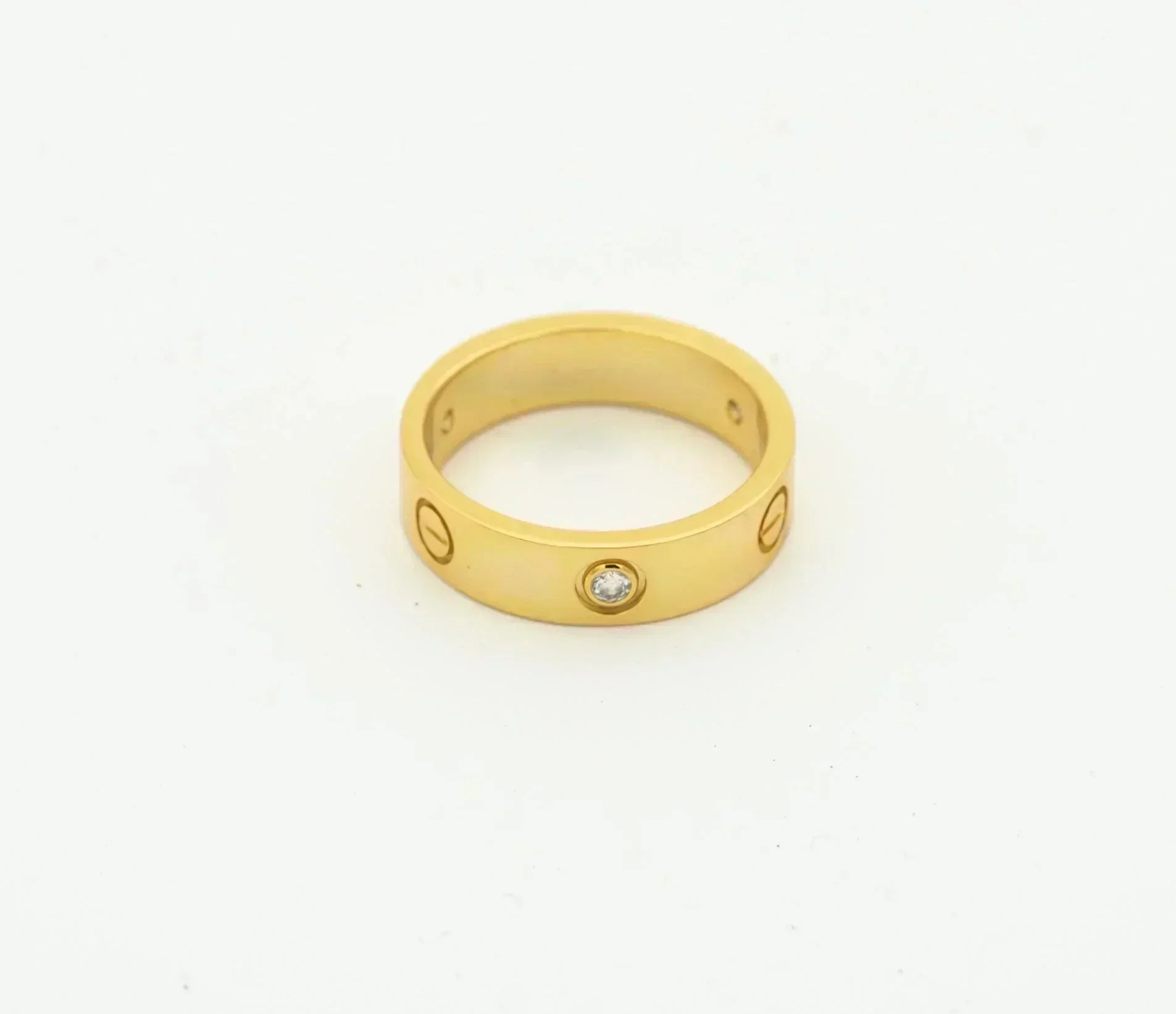 TimiLOVE RING 4MM 1 DIAMOND GOLD