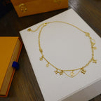 TimiBLOOMING SUPPLE NECKLACE BRASS