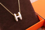 TimiHM CLIC YELLOW ENAMEL GOLD NECKLACE