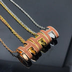 TimiH NECKLACE BROWN