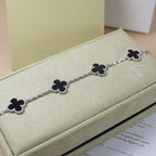 [Timi]New  CLOVER 5 MOTIF ONYXS BRACELET COLLECTION