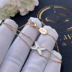 TimiJEUX BRACELET WHITE MOP PINK GOLD 1 DIAMOND