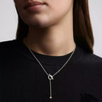 TimiFINESSE SILVER DIAMOND NECKLACE