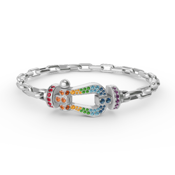 TimiFORCE LARGE HORSESHOE CLASP  METAL BRACELET