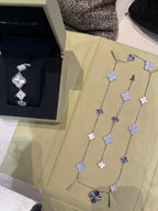 [Timi] 25 NEW CLOVER 15 MOTIFS PURPLE CHALCEDONY