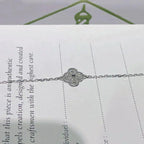 ¡®Timi¡¯CLOVER  SINGLE FLOWER BRACELET SILVER