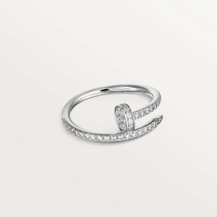 TimiJUSTE RING 1.8MM SILVER DIAMONDS